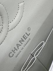 Bagsaaa Chanel Small Flap Bag White Caviar Silver Hardware - 23.5 cm - 5