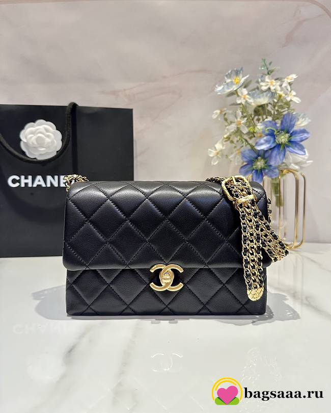 Bagsaaa Chanel Small Flap Bag AS3994 Black - 14 × 21 × 10 cm - 1