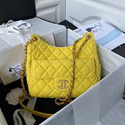 Bagsaaa Chanel Hobo Handbag Yellow AS3690 - 21.5×22.5×7 cm - 1