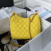 Bagsaaa Chanel Hobo Handbag Yellow AS3690 - 21.5×22.5×7 cm - 3