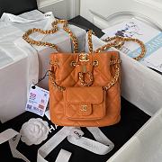 Bagsaaa Chanel Small Backpack Orange AS3947 - 16.5 × 17 × 12 cm - 1