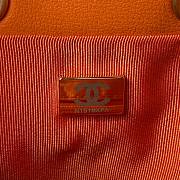 Bagsaaa Chanel Small Backpack Orange AS3947 - 16.5 × 17 × 12 cm - 3