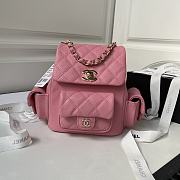 Bagsaaa Chanel Small Backpack Pink AS4399 - 19.5 × 18 × 10 cm - 1