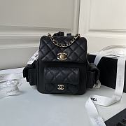 Bagsaaa Chanel Small Backpack Black AS4399 - 19.5 × 18 × 10 cm - 1