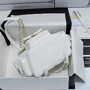 Bagsaaa Chanel Small Backpack White AS4399 - 19.5 × 18 × 10 cm - 5