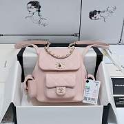 Bagsaaa Chanel Small Backpack Light Pink AS4399 - 19.5 × 18 × 10 cm - 1