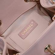 Bagsaaa Chanel Small Backpack Light Pink AS4399 - 19.5 × 18 × 10 cm - 4