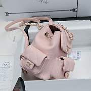 Bagsaaa Chanel Small Backpack Light Pink AS4399 - 19.5 × 18 × 10 cm - 3