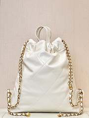 Bagsaaa Chanel 22 Backpack White AS3859 - 34 × 29 × 8 cm - 2