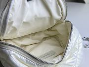 Bagsaaa Chanel Backpack AS4366 Nylon & Silver-Tone Metal White - 22 × 18 × 10 cm - 2