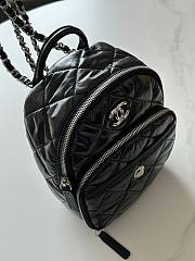 Bagsaaa Chanel Backpack AS4366 Nylon & Silver-Tone Metal Black - 22 × 18 × 10 cm - 4