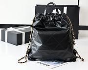 Bagsaaa Chanel Large Backpack Chanel 22 Black & Gold AS3313 - 51 × 40 × 9 cm - 2