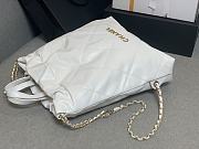 Bagsaaa Chanel Large Backpack Chanel 22 White & Gold AS3313 - 51 × 40 × 9 cm - 5