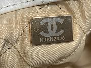 Bagsaaa Chanel Large Backpack Chanel 22 White & Gold AS3313 - 51 × 40 × 9 cm - 3