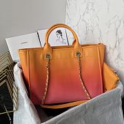 Bagsaaa Chanel Shopping Bag AS3351 Orange/Coral/Pink - 26 × 41 × 17 cm - 5