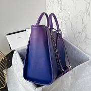 Bagsaaa Chanel Shopping Bag AS3351 Purple/Blue/Dark Blue - 26 × 41 × 17 cm - 4