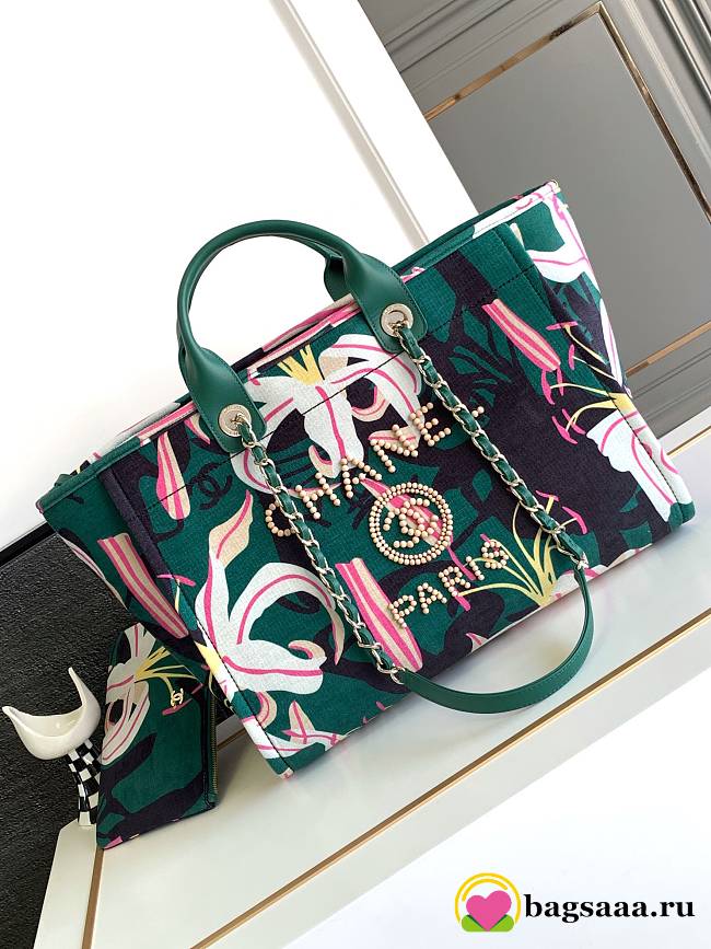 Bagsaaa Chanel Large Tote Green & Multicolor A66941 - 30 × 50 × 22 cm - 1