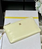 Bagsaaa Chanel 22 Small Handbag Light Yellow AS3260 - 35 × 37 × 7 cm - 2