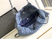 Bagsaaa Chanel 22 Small Handbag Washed Denim AS3260 - 35 × 37 × 7 cm - 3