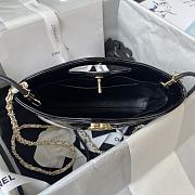 Bagsaaa Chanel 31 Mini Shopping Bag AS4133 White & Black Patent Calfskin - 22 × 23 × 5.5 cm - 5