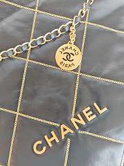 Bagsaaa Chanel 22 Handbag AS3261 Shiny Calfskin & Gold-Tone Metal Black Hobo - 39 × 42 × 8 cm - 5