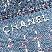 Bagsaaa Chanel 22 Handbag Denim Patchwork AS3261 - 39 × 42 × 8 cm - 5