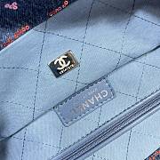 Bagsaaa Chanel 22 Handbag Denim Patchwork AS3261 - 39 × 42 × 8 cm - 2