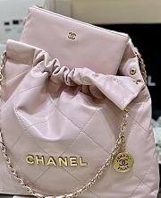 Bagsaaa Chanel 22 Handbag Light Pink AS3261 - 39 × 42 × 8 cm - 4