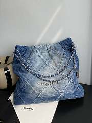 Bagsaaa Chanel 22 Handbag Washed Denim AS3261 - 39×42×8 cm - 1