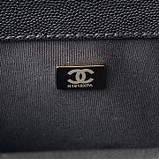 Bagsaaa Boy Chanel Handbag With Handle Black Grained Shiny Calfskin A94804 - 14.5 × 25 × 8 cm - 5