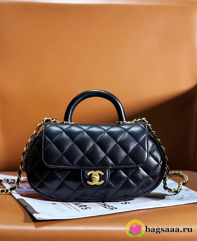 Bagsaaa Chanel Bag With Top Handle AS4569 Black - 13.5 × 23.5 × 5.5 cm - 1