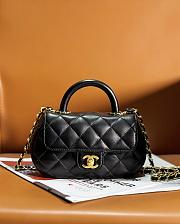 Bagsaaa Chanel Small Bag With Top Handle AS4573 Black - 11.5 × 20.5 × 5.5 cm - 1