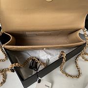 Bagsaaa Chanel Flap Phone Holder With Chain AP3512 Dark Beige - 11 × 17.2 × 3.5 cm - 5