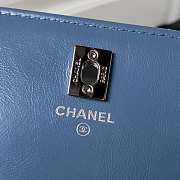 Bagsaaa Chanel Clutch With Chain AP3566 Blue - 11 × 18.5 × 6 cm - 5