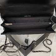 Bagsaaa Chanel Clutch With Chain AP3566 Black - 11 × 18.5 × 6 cm - 5