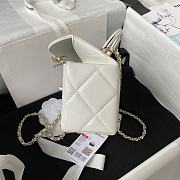 Bagsaaa Chanel Mini Box Bag White AS4469 - 10.5 × 17 × 8 cm - 2