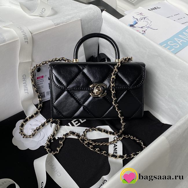 Bagsaaa Chanel Mini Box Bag Black AS4469 - 10.5 × 17 × 8 cm - 1