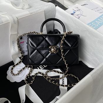 Bagsaaa Chanel Mini Box Bag Black AS4469 - 10.5 × 17 × 8 cm