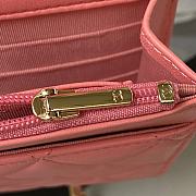 Bagsaaa Chanel Wallet On Chain Pink AP3504 - 12.3 × 19.2 × 3.5 cm - 5