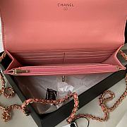 Bagsaaa Chanel Wallet On Chain Pink AP3504 - 12.3 × 19.2 × 3.5 cm - 3