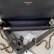 Bagsaaa Chanel Wallet On Chain Black AP3504 - 12.3 × 19.2 × 3.5 cm - 5