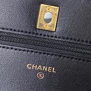 Bagsaaa Chanel Wallet On Chain Black AP3504 - 12.3 × 19.2 × 3.5 cm - 3