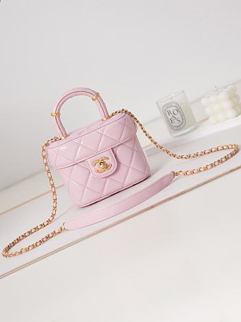 Bagsaaa Chanel Small Vanity Case Pink AS3973 - 12.5×15×8 cm