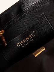 Bagsaaa Chanel Mini Flap Bag With Top Handle AS4025 Black Patent - 18 × 20 × 8 cm - 4