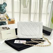 Bagsaaa Chanel Wallet On Chain White AP3285 - 12.3 × 19.2 × 3.5 cm - 5