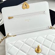 Bagsaaa Chanel Wallet On Chain White AP3285 - 12.3 × 19.2 × 3.5 cm - 2