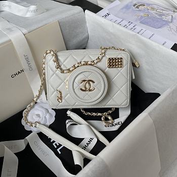 Bagsaaa Chanel Camera Bag AS4817 White - 11.5 × 16 × 6 cm