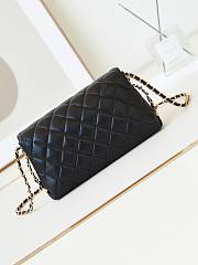 Bagsaaa Chanel Flap Bag AS4452 Black Lambskin Imitation Pearls - 17 × 25 × 5 cm - 5