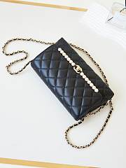 Bagsaaa Chanel Flap Bag AS4452 Black Lambskin Imitation Pearls - 17 × 25 × 5 cm - 4