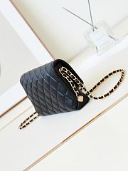 Bagsaaa Chanel Flap Bag AS4452 Black Lambskin Imitation Pearls - 17 × 25 × 5 cm - 2